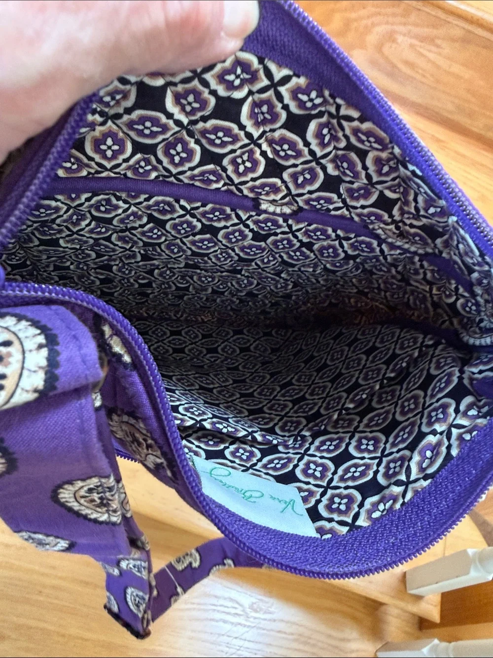 Vera Bradley Simply Violet Quilted Crossbody Bag